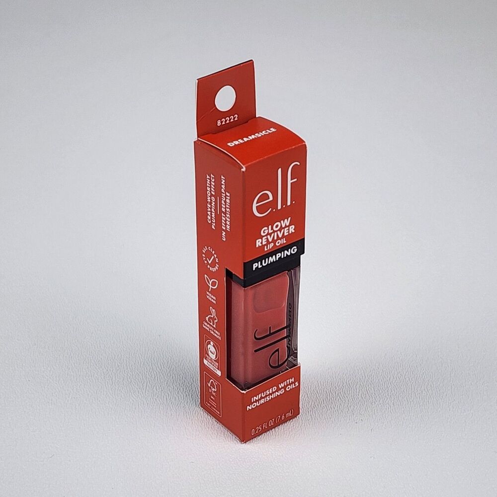 e.l.f. Glow Reviver Lip Oil Plumping 0.25 fl oz – New Unused – PROMO